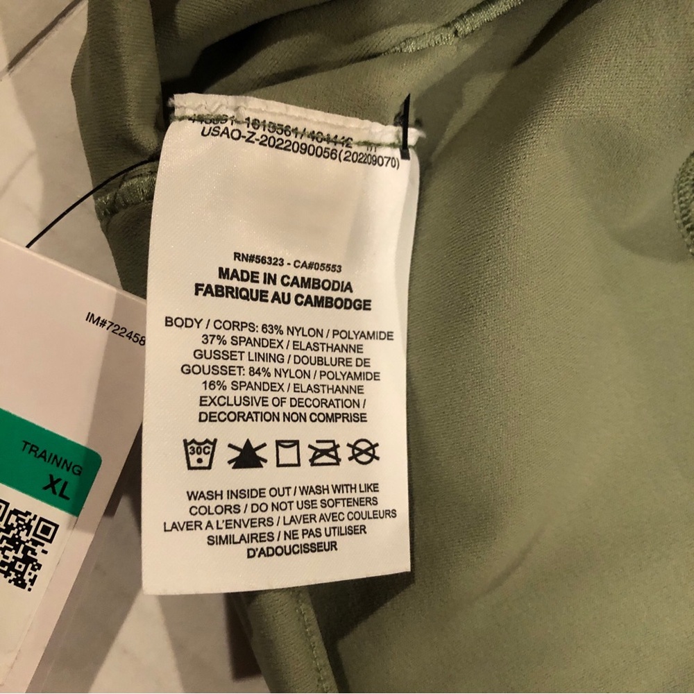 Nike Women's Size XL Yoga Dri-FIT Luxe Flared YogaPants Olive Green - DV9181-386 - Picture 10 of 13